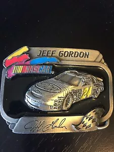 Jeff Gordon Belt Buckle Car 24 NASCAR Limited Edition Amer Legends Foundary 1995 - Picture 1 of 3
