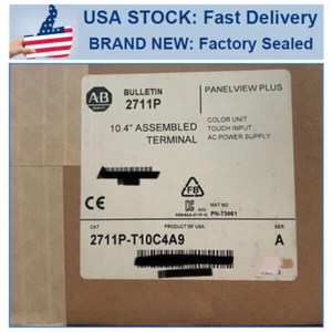 Allen Bradley 2711P-T10C4A9 Touch Screen Brand New Seal stock Free shipping - Picture 1 of 5