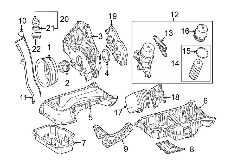Прокладка корпуса масляного фильтра двигателя от оригинального производителя для Mercedes 2781840280 - Изображение 1 из 1