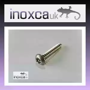 6 N.10 X 5/8" PIN ACCIAIO INOX TORX T25 TX25 TESTA PULSANTE VITE AUTOFILETTANTE - Foto 1 di 1