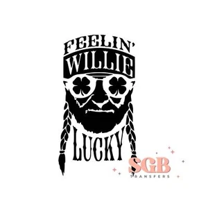 Feeling Willie Lucky Siebdruck Transfer - Bild 1 von 1