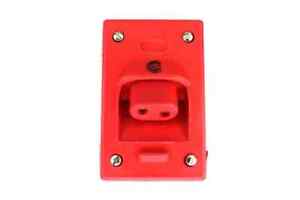 Molex 22903 - Red Safety Receptacle Connector Angled Female Sockets 2