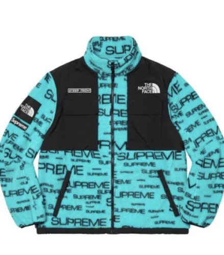 Giacca in pile Supreme The North Face Steep Tech FW21 Taglia Verde Media