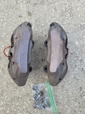 🛑 04-10 BREMBO BM5 FRONT BRAKE CALIPERS 4 PISTON VW TOUAREG AUDI Q7 PORSCHE  - Image 1 of 4