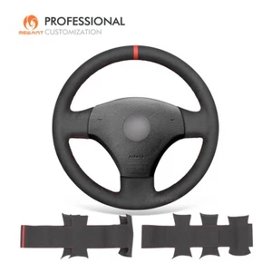 MEWANT Hand Stitch Suede Steering Wheel Cover for Volkswagen VW Bora 2001-2005 - Picture 1 of 10