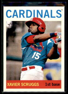 2013 Topps Heritage Minors  Xavier Scruggs  #123 Springfield Cardinals