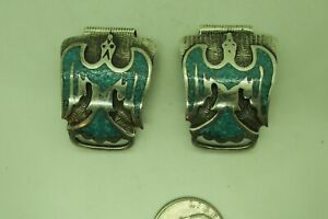 VINTAGE  SOUTHWEST  N A  THUNDERBIRD  WATCH  TIPS  STERLING