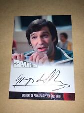 GERRY ANDERSON SPACE 1999 series 4 GREGORY DE POLNAY GDP 2 A AUTOGRAPH CARD,