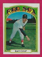 1972 Topps Ray Culp # 2 Boston Red Sox