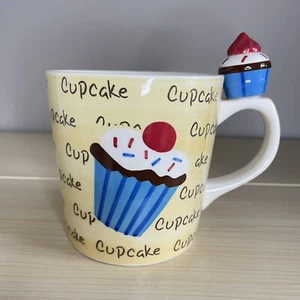 Cupcake Kaffee Tee Becher Tasse Indra Feinsteinzeug Unikat EUC - Bild 1 von 10