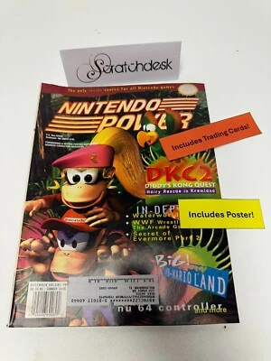 NINTENDO POWER Magazine DECEMBER 1995 Volume 79 - DONKEY KONG COUNTRY 2 +Poster - Image 1 of 4