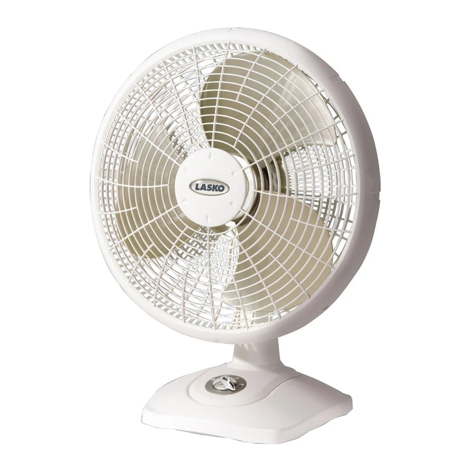 Lasko 2506 16" "Oscillating Table Fan 3 Speed White