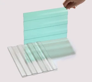 Clear Polycarbonate corrugated sheet T1.2, L30m, pergola roofing, greenhouse - Picture 1 of 11