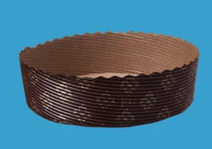 300 Einwegbackformen Papierbackformen Einmal Backform Papier rund 12cm 35mm hoch - Bild 1 von 1