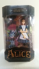 American McGee's Alice - Alice and the Cheshire Cat Figures EA Games 2000 NIB!
