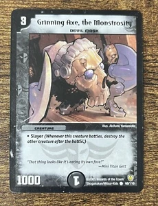 Duelmasters Grinning Axe the Montrosity 60/110 2005 HP - Picture 1 of 6