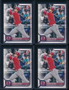 Lot of (4) SHOHEI OHTANI 2022 Bowman Paper Veterans LA ANGELS - Picture 1 of 1