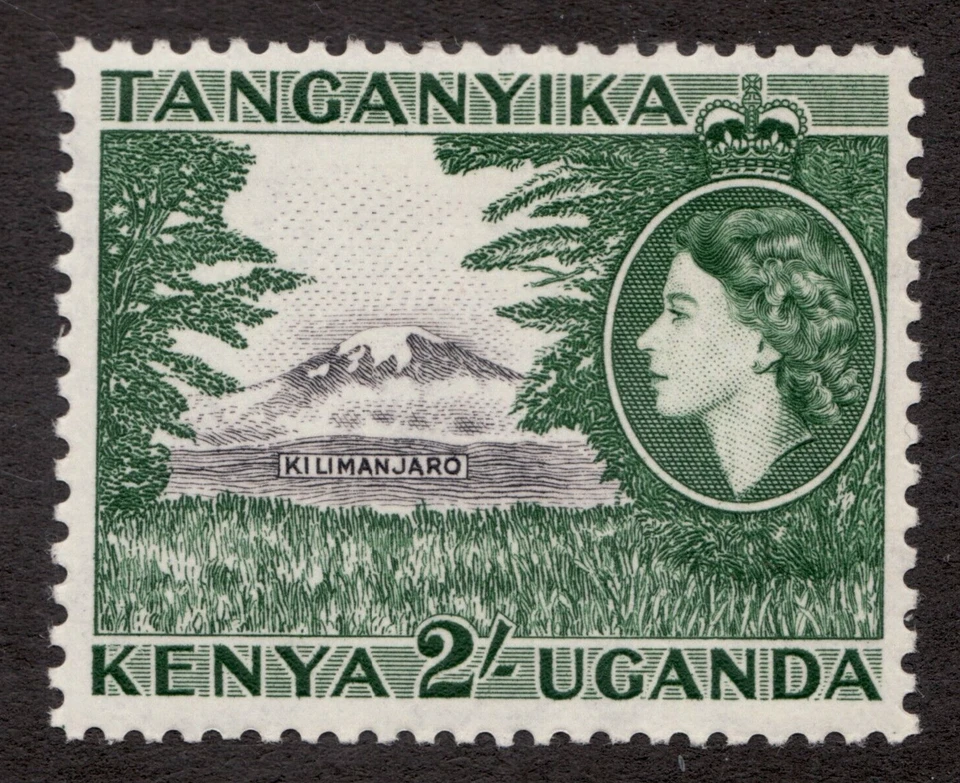 1954 British K.U.T. Sc #114 -  2/-  QEII & Kilimanjaro Mountain - MH cv$14 - Image 1 of 1
