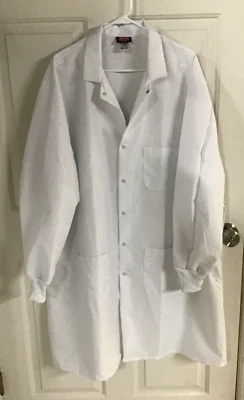 Red Kap 2XL White Lab Coat with Knit Cuffs - Image 1 of 3