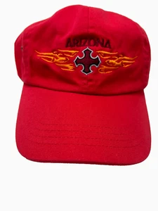 Cappello berretto souvenir da viaggio Arizona strapback rosso R1D - Foto 1 di 9