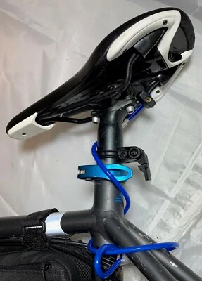 SANDRII`S MAßANFERTIGUNG Sattelschloß für Fahrradsattel Fahrrad Sattel Schloß Fahrradsitz Trekkingrad BMX