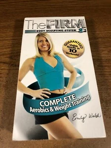 The Firm Complete Aerobics & Weight Training VHS Video Tape Used Emily Welsh - Picture 1 of 6