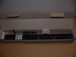 New IB Knürr 3.622.009.1 DI-STRIP 1U 10A 9xC13 Outlets Rack Power Distribution - Picture 1 of 2