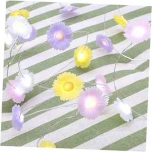 Daisy String Lights Battery Operated with Remote Daisy Shaped String Lights - Picture 1 of 8