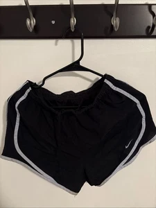 Nike Damen Dri Fit High Waist Sport Shorts Größe Small schwarz Colourblock - Bild 1 von 3
