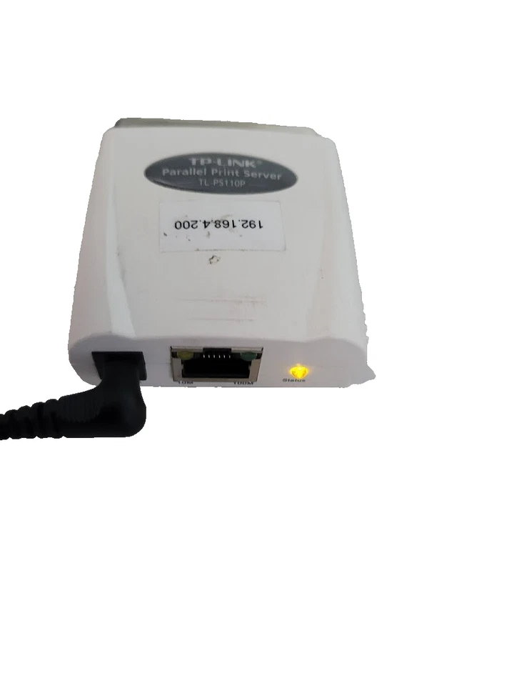 Servidor de impresión paralelo TP-LINK TL-PS110P con fuente de alimentación Foto 1 de 4