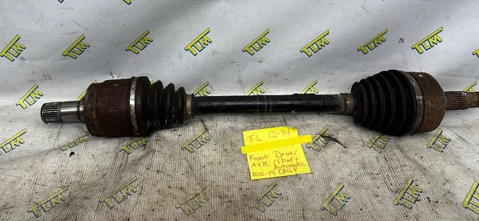 Eje delantero izquierdo 12-14 Acura TL CONDUCTOR 3,5/3,7 eje 2012 2013 2014 13 AT OEM Foto 1 de 4