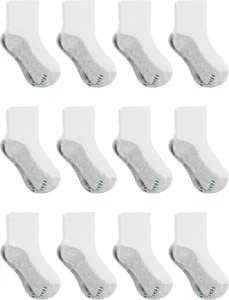 Boys' Socks, Double Tough Cushioned Ankle and No Show, 12-Pair Packs - Picture 1 of 12