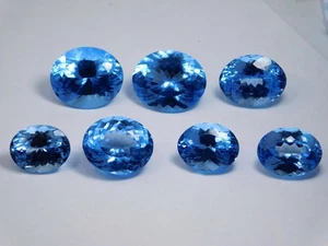 120 Ct_Outstanding!! Lustrous_Natural D-Block Blue Tanzanite Lot From_Tanzania - Picture 1 of 13