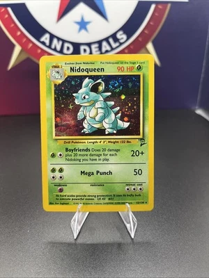Nidoqueen 012/130 Base Set 2 Holo Swirl - Image 1 of 2