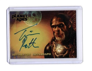 2001 TOPPS PLANET OF THE APES MOVIE TIM ROTH AUTOGRAPH THADE - Picture 1 of 2