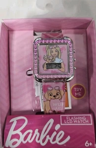 Mattel Barbie weibliches Kind rosa LCD Uhr, BDT4233WM - Bild 1 von 6