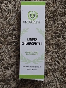 Benevolent Nourishment, Liquid Chlorophyll- Alcohol Free-2 fl oz-Exp:10/2026 - Picture 1 of 6