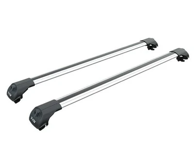 For GMC Acadia/Denali 2017-2023 Roof Rack Cross Bars Raised Rail Alu Silver - Image 1 of 4