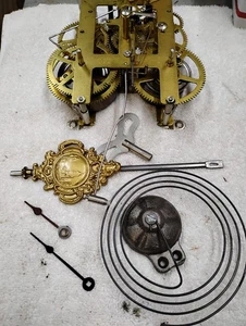 Antique LaRose India Brass Clock Movement -Parts (51) - Picture 1 of 6