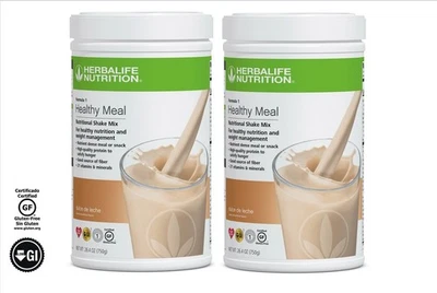 2X Mezcla de batido nutricional de comida saludable Fórmula 1: dulce de leche 750 g - de EE. UU. Foto 1 de 3