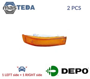 212-1629L-AE INDICATOR LIGHT BLINKER LAMP PAIR LORO 2PCS FOR TOYOTA COROLLA - Picture 1 of 5