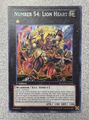 Number 54: Lion Heart NUMH-EN026 Number Hunters Secret Rare 1st Edition NM - Image 1 of 2