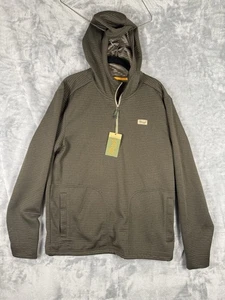 NUEVO Pullover Marsh Wear Sullivan Tech Sudadera con Capucha Para Hombre Talla Grande 1/4 Cremallera Marrón Nuevo con Etiquetas - Imagen 1 de 3