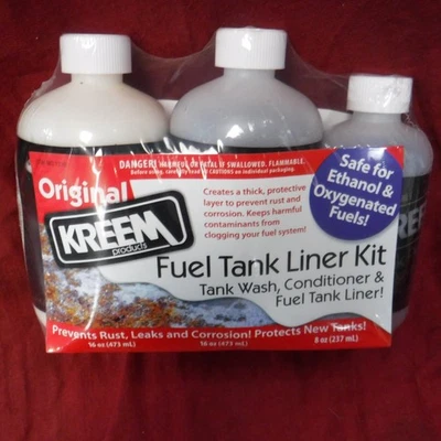 KREEM 1210 Original Fuel Tank Liner Kit  Tank Wash,Conditioner & Fuel Tank Liner - Image 1 of 2
