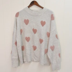 Crown & Ivy Damen Pullover, Langarm, Strick, Freizeit, beige, Gr. L / #8094 - Bild 1 von 4