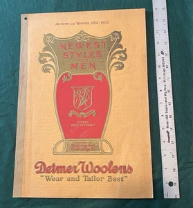 Tailoring Catalog 1931-1932 Autumn/Winter Illustrations Newest Styles for Men - Picture 1 of 5
