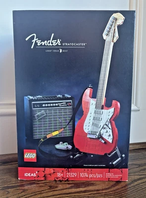 Lego 21329 Ideas Fender Stratocaster Guitar Set Retired NEW in Box 18+ - Image 1 of 4