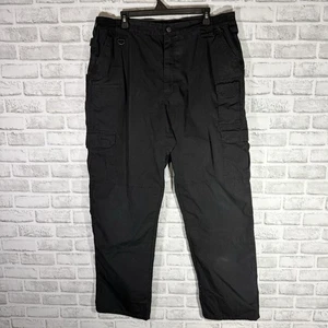 5.11 Tactical Black Polyester Blend Tactical Cargo Pants Mens 40x34 - Picture 1 of 5