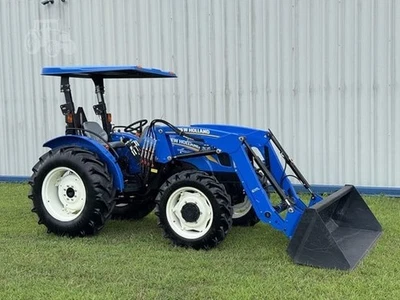 2016 NEW HOLLAND WORKMASTER 60 Tractor with loader  - Image 1 of 4