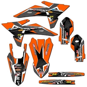 2025 SX 85 PODIUM Orange Senge Graphics Kit Compatible with KTM - Picture 1 of 10